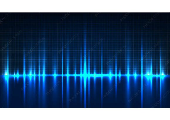 Download Dynamic Blue Sound Wave Technology Data - Data Collection