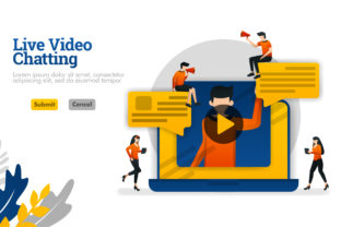 Download Web of Live Video Chatting with Laptops - Web Collection